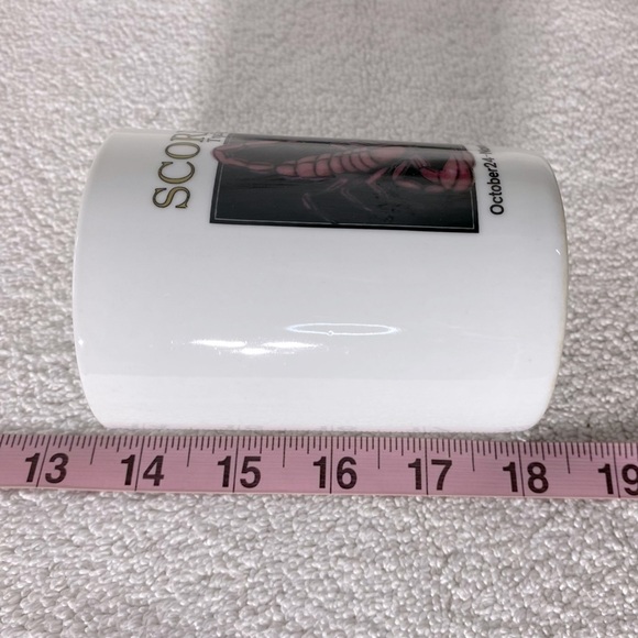 Vintage Ceramic Scorpio Mug Coffee Cup - Picture 3 of 11